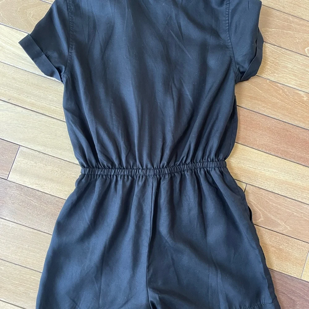 Size 14 Justice Girls Black romper